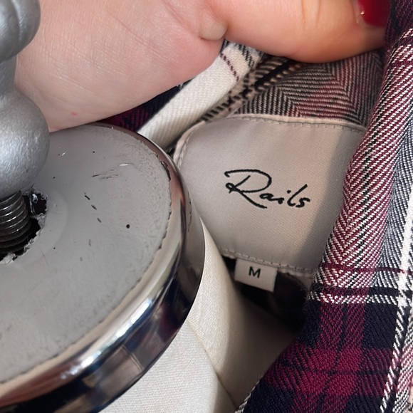 Rails flannel button down top - Picture 4 of 4
